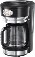 Image of Russell Hobbs Coffee Maker-Classic-Retro-Black-3 Year Warranty-Free Shipping