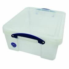 Image of Set of 3 x Really Useful Plastic Storage Box 18 Litre - Free 24h Courier