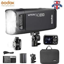 Image of Godox AD200 2.4G HSS TTL Pocket Flash Strobe with Battery 500 Full Power Flashes
