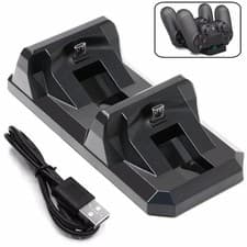 Image of PS4 Dual Charging Charger Dock Station Stand for Playstation 4 Controller Pad