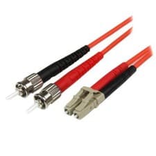 Image of 50FIBLCST5 Startech Multimode 50/125 Duplex Fiber Patch Cable LC - ST (5m)