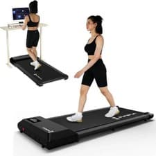 Image of Deerrun 300 Ibs Weight Capacity 2.5 HP 2 in 1 Portable Treadmill Home Exercise