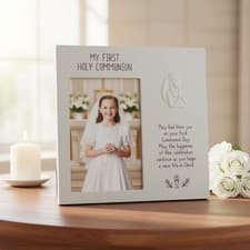Image of Girl's First Holy Communion Photo Frame 6"x4"