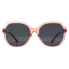 Image of Polaroid Sunglasses PLD 6177/G/S 35J M9 Transparent Pink Grey Polarized