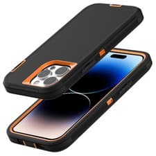Image of Defender Case Cover Dual Layer Feather Falling For iPhone 16 15 14 13 12 11 Pro