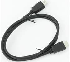 Image of AVF AHD10 HDMI Cable 1 m Black Nickel-Plated Connectors HDMI 2.0 BOX DAMAGE