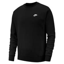 Image of Branded Men’s Fleece Crew Neck Sweatshirt Regular Fit Pullover, Embroidered Logo