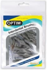 Image of 🦷 Icon Optim Interdental Brushes – Grey Standard (1.3mm) – Pack of 25 🦷