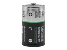 Image of Lighthouse D LR20 Alkaline Batteries 14800 mAh (Pack 2) L/HBATD