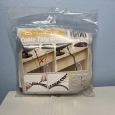 Image of *Brand New* D-Line Black Cable Tidy Wrap/Management Solution 2.5m - 10mm - 40mm