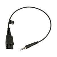 Image of Jabra Quick Disconnect (QD) to Straight 3.5mm Jack Cord 8800-00-99