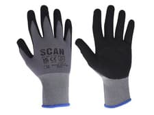 Image of Scan Breathable Microfoam Nitrile Gloves - M (Size 8)