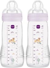 Image of MAM Easy Active Baby Bottle with Fast Flow MAM Teats Size 3 Twin Pack 330ml