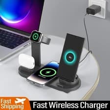 Image of Belkin PowerHouse MFi Charging Dock Apple Watch Charger For iPhone/iPad/iPod