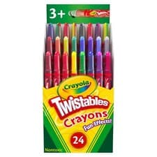 Image of CRAYOLA Twistables Special Effects Colouring Crayons Assorted Colours (Pack of