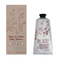 Image of L'Occitane Hand Cream Cherry Blossom 75ml Moisturising Lotion Shea Butter - NEW