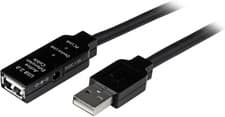 Image of StarTech.com 10m USB 2.0 Active Extension Cable M/F - 10 meter USB 2.0 Repeater