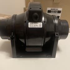 Image of Manrose MF100T Mixed Flow In-Line Extractor Fan with Timer 100mm / 4 Inch