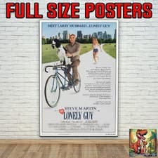 Image of The Lonely Guy Steve Martin - Repro Movie Poster : XXL Up To 36"