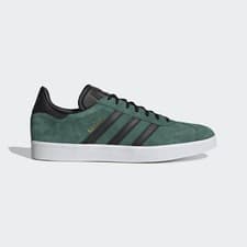 Image of adidas Originals Gazelle in Green and Black UK 11 - US 11.5 - EUR 46