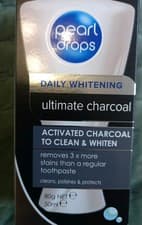 Image of Pearl Drops Daily Whitening Ultimate Charcoal ACTIVATED CHARCOAL TO WHITEN 50ml
