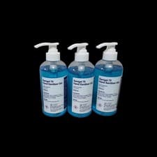 Image of 3x Antibacterial Hand Sanitiser Gel 70% Alcohol 500ML - 3 Pack Pump Bottles