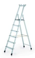 Image of Zarges Z600 Anodised Trade Platform Step Ladder