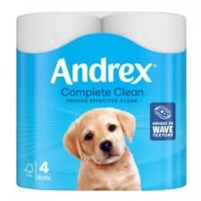 Image of Andrex Toilet Rolls 24 Classic Clean FragranceFree 2 Ply Toilet Paper
