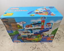 Image of VTech Toot-Toot Drivers Fix & Fuel Garage, Car Tracks Kids With Lights And Sound