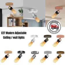 Image of LEDSone 180 Degree rotatable Indoor Flush Mounted E27 Ceiling Light Fittings