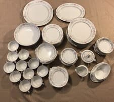 Image of Jennifer by HARMONY HOUSE CHINA 91 pc China Dish Set In Prestine Condition