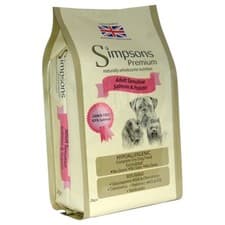 Image of Simpsons Premium Sensitive Salmon & Potato Grain Free Adult Dry Dog Food 2Kg NEW