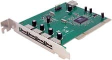 Image of StarTech 7 Port PCI USB Card Adapter