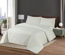 Image of Pinsonic Designed Solid Color Bedspreads in Double King size with Sheet Optional