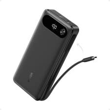 Image of Anker Power Bank 20000mAh Portable Charger Built-in USB-C Cable 87W Max Battery