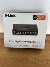 Image of D-Link DGS-108 Gigabit Ethernet Switch 8-Port Brand New Sealed