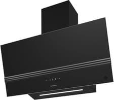 Image of De Dietrich DHV4974HB 90cm Angled Chimney Hood - Black