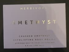 Image of HERBIVORE Amethyst Crush Amethyst Exfoliating Body Scrub Polish 200ml. New, Rare