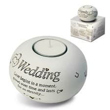 Image of Said with Sentiment Tealight Holder - Wedding