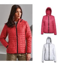 Image of 2786 Women's Honeycomb Hooded Jacket TS23F Plain/Casual Lightweight cool padded