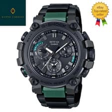 Image of Casio G-SHOCK MTG-B3000BD-1A2JF MT-G Solar Bluetooth Radio Multiband6 Green
