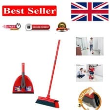 Image of Vileda DuActiva Broom Telescopic Handle Anti Dust 2-in-1 Sweeper 151610