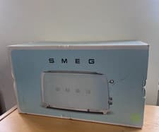 Image of Smeg TSF02 50s Retro Style 4 Slice Toaster - Long slot! Pastel Green! New!