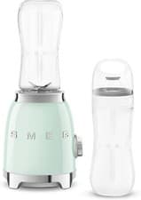 Image of Smeg PBF01PGUK Retro 50’s Personal Blender, 2x Bottles2Go, 2 Speed Pastel Green