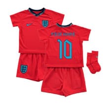 Image of 2022-2023 England Away Baby Kit (Infants) (Your Name)