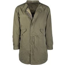 Image of MIL-TEC M65 ARMY FISHTAIL SHELL PARKA MILITARY VINTAGE MENS LINED JACKET OLIVE
