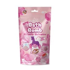 Image of Science4you Bath Bombs Pink Bag for Kids +6 Bath Bombs Making Kit, Unicorn Educ