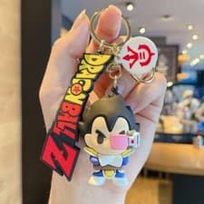Image of Dragon Ball Z Keyring Keychain Funko Pop Style Cute Dragonball Keys Anime UK