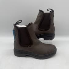 Image of Barbour Birch Brown Leather Chelsea Boots - UK 3 New