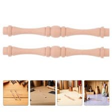 Image of 4 PCS Deck Balusters Unfinished Wood Spindles for Indoor Railings